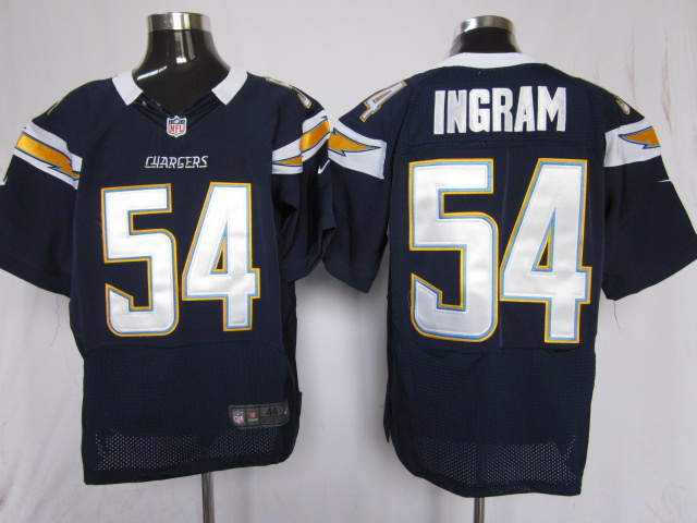 Nike Elite Jersey san diega chargers 54 ingram Dark blue color